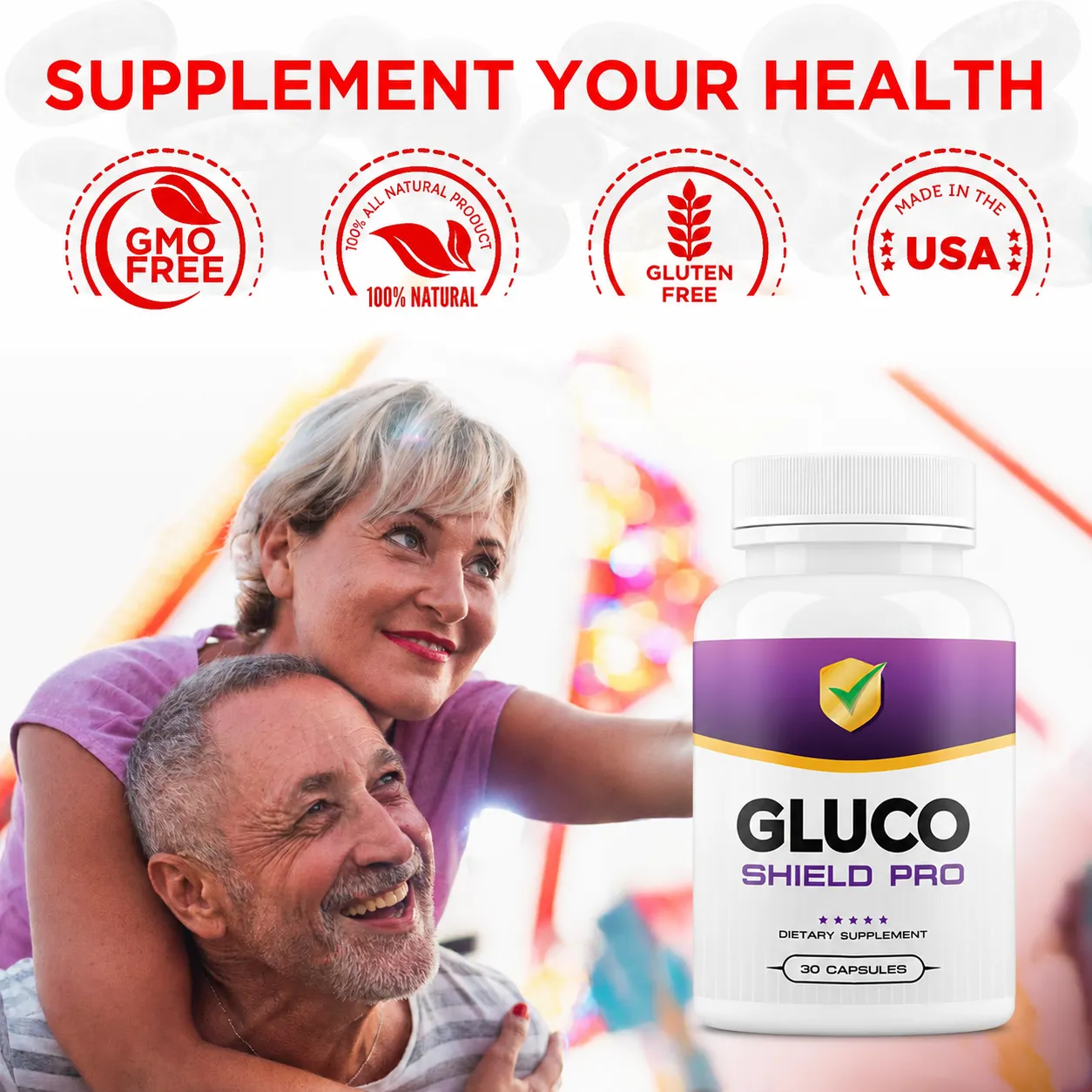 Before and after results using Glyco Shield Pro for blood sugar support