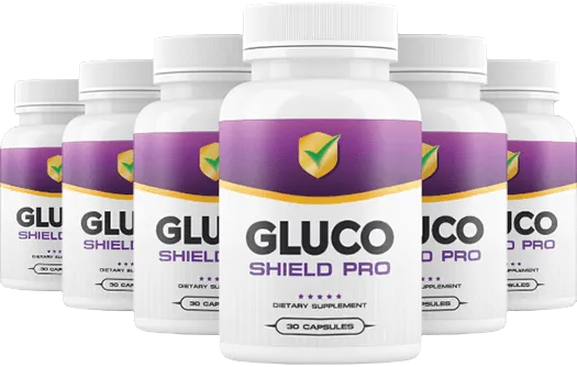 Glyco Shield Pro supplement bottle — natural blood sugar support